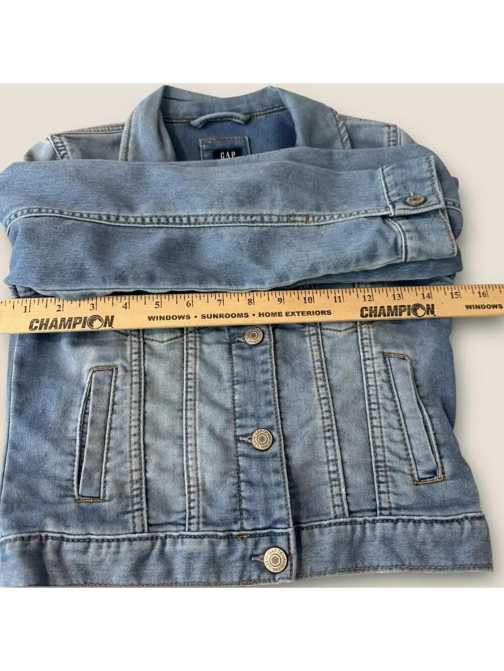 GAP Denim Girl's Size Large Light Blue Denim Jacket